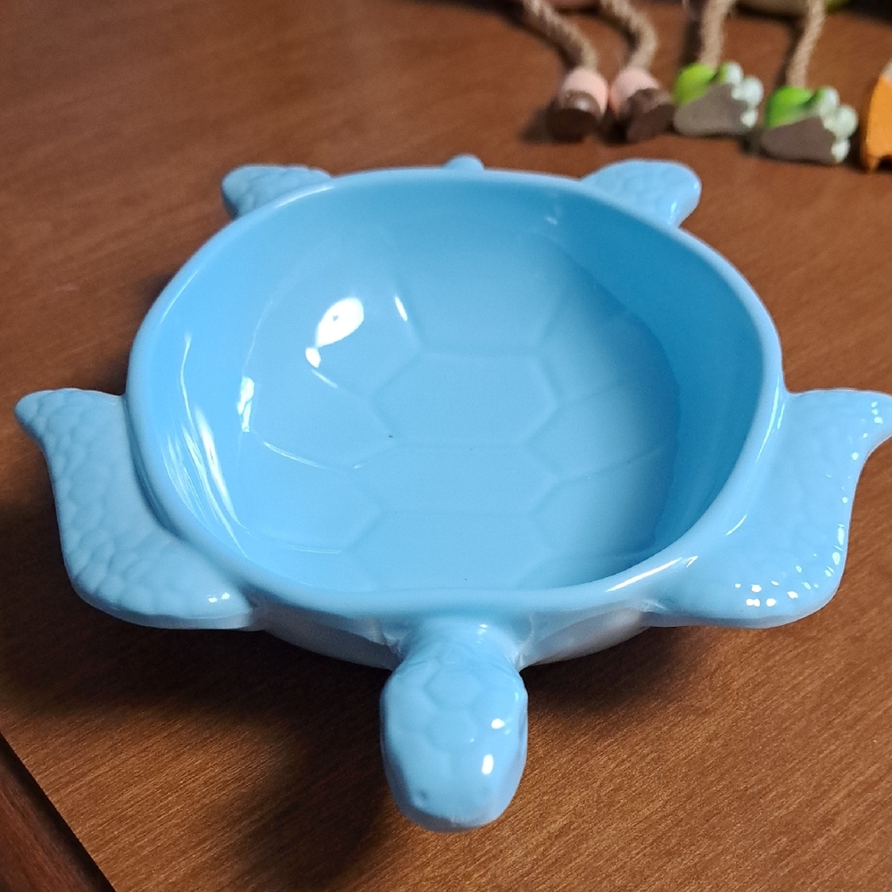 The Spring Shop Light Blue Turtle Dish/BUNDLE ONLY